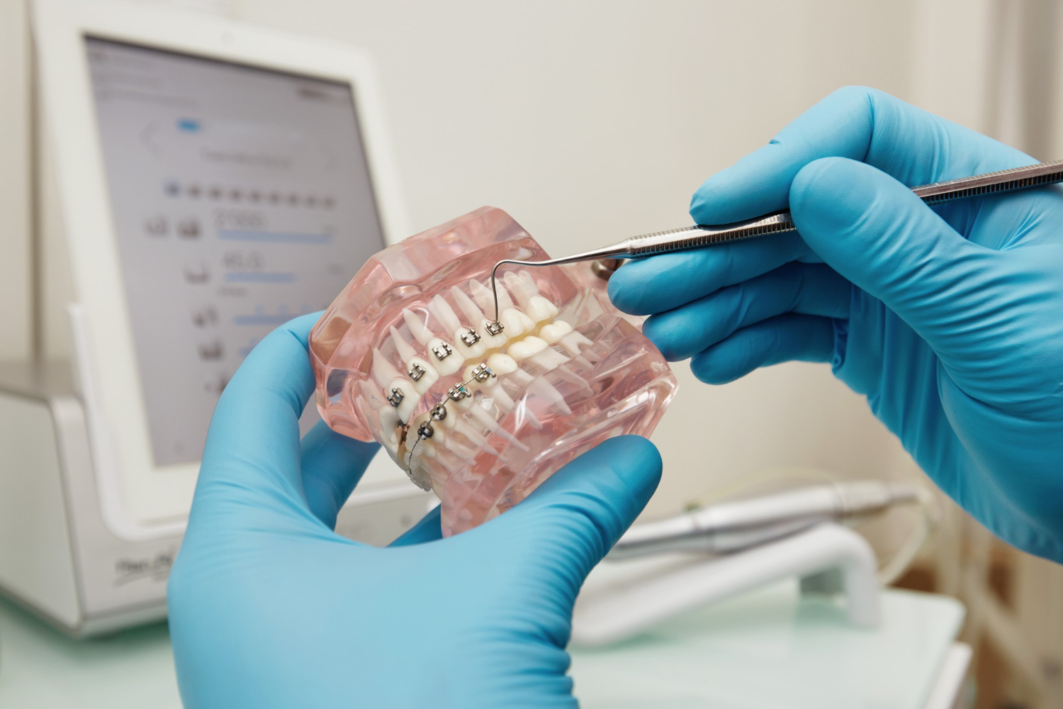 dentista-modelo-plastico-dental-tirantes